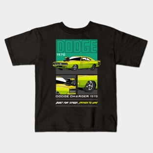 V8 Charger SRT Car Kids T-Shirt